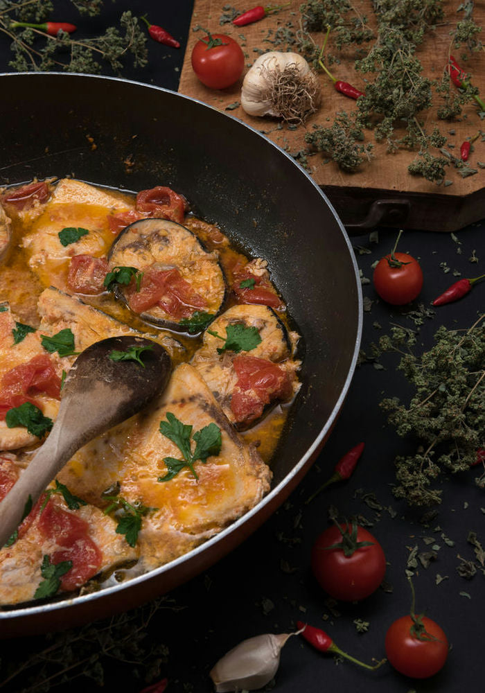 pesce spada alla pizzaiola - photobranding.it - scopri di più