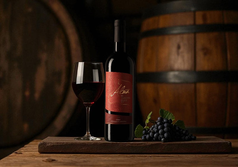 bottiglia di vino Alma