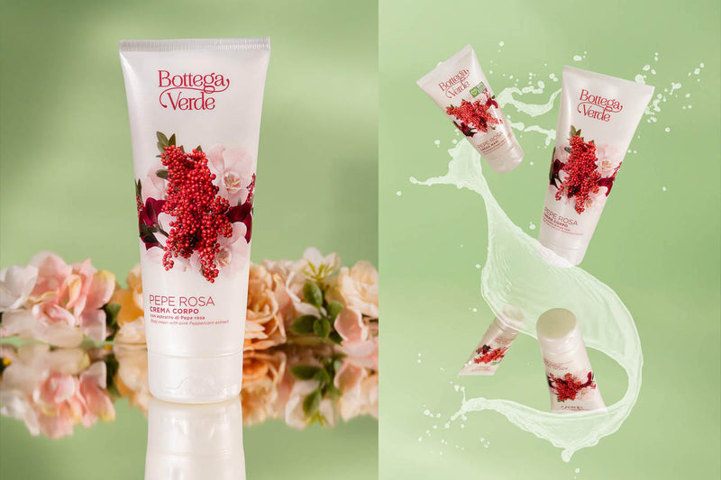 crema corpo al pepe rosa - bottega verde