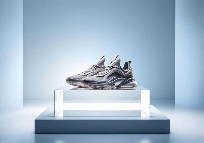 scarpe da ginnastica grigie